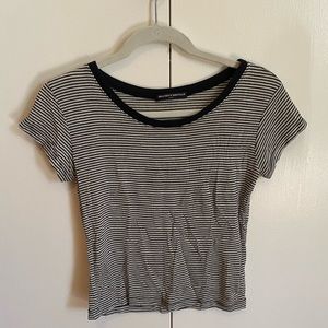 Brandy Melville striped crop top
